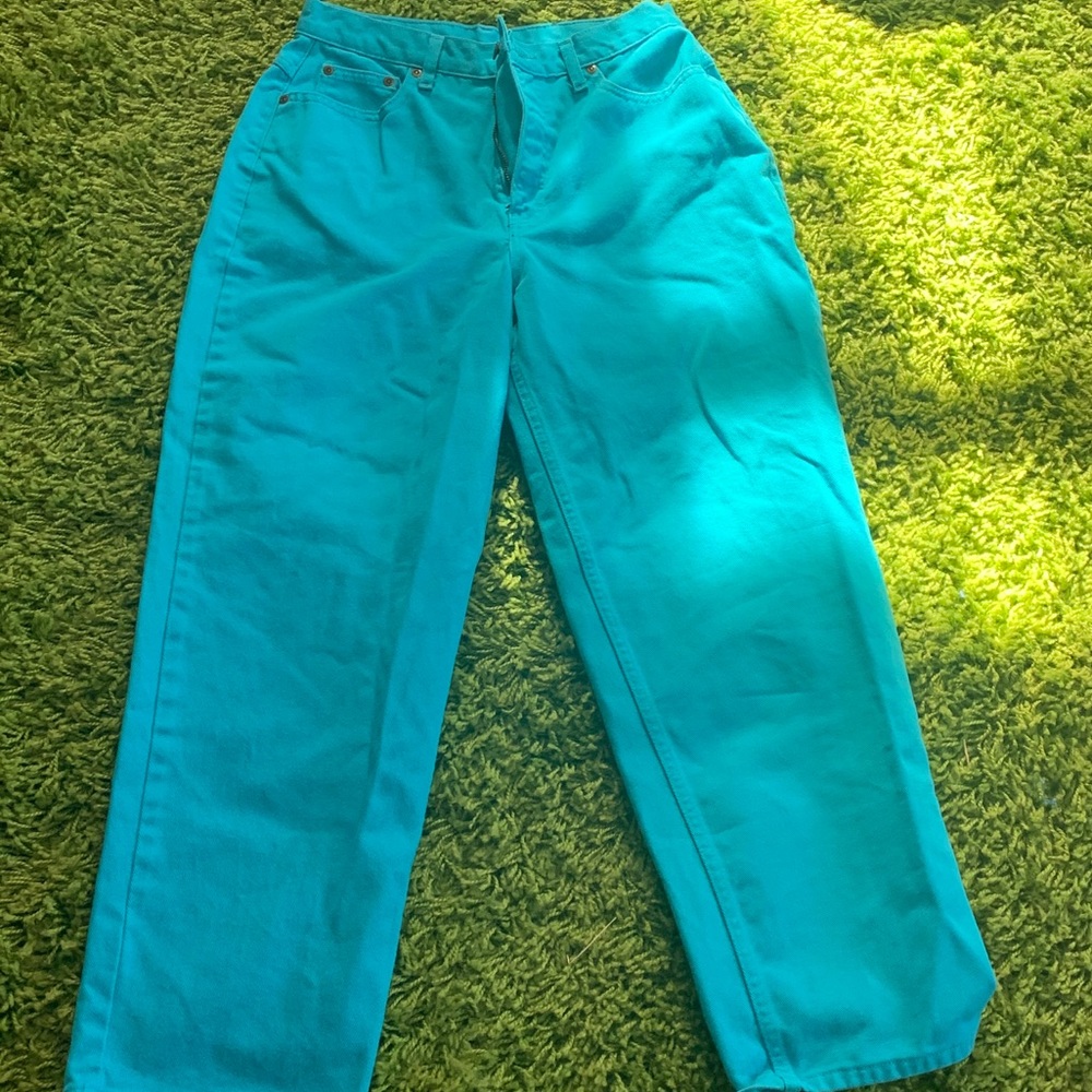 Turquoise pants - Picture 4 of 4